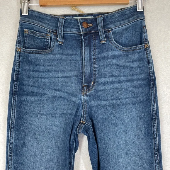 Madewell Womens Curvy Roadtripper Medium Wash Skinny Jeans - Picture 2 of 12